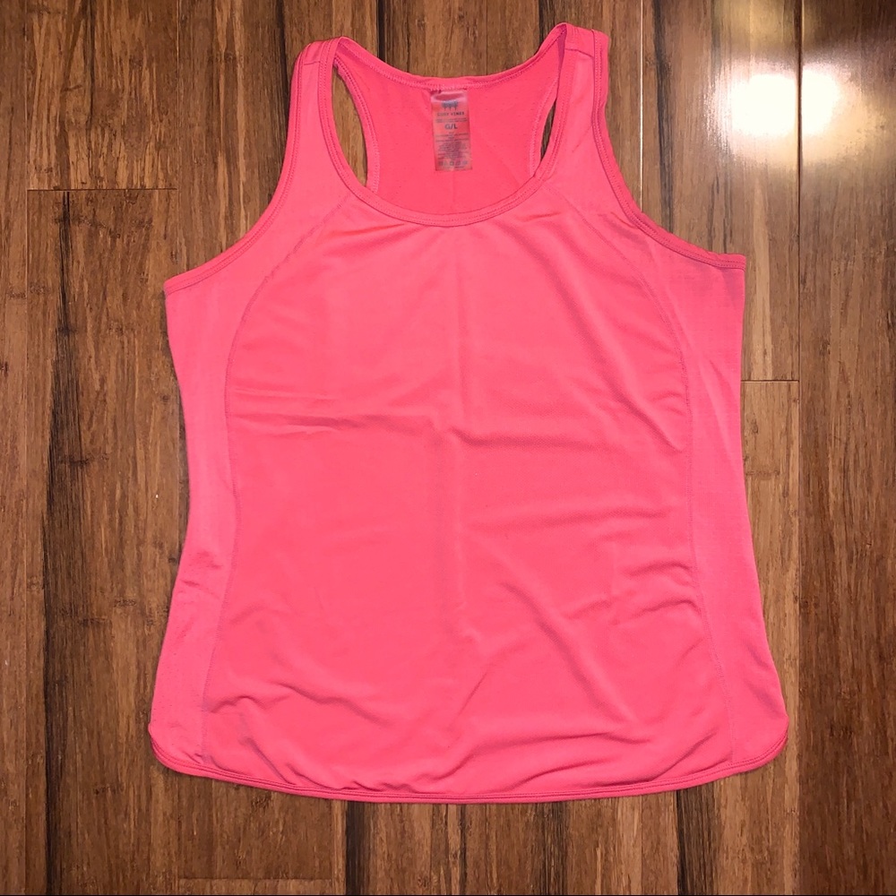 CORY VINES CORAL PINK WORKOUT TOP SIZE LARGE